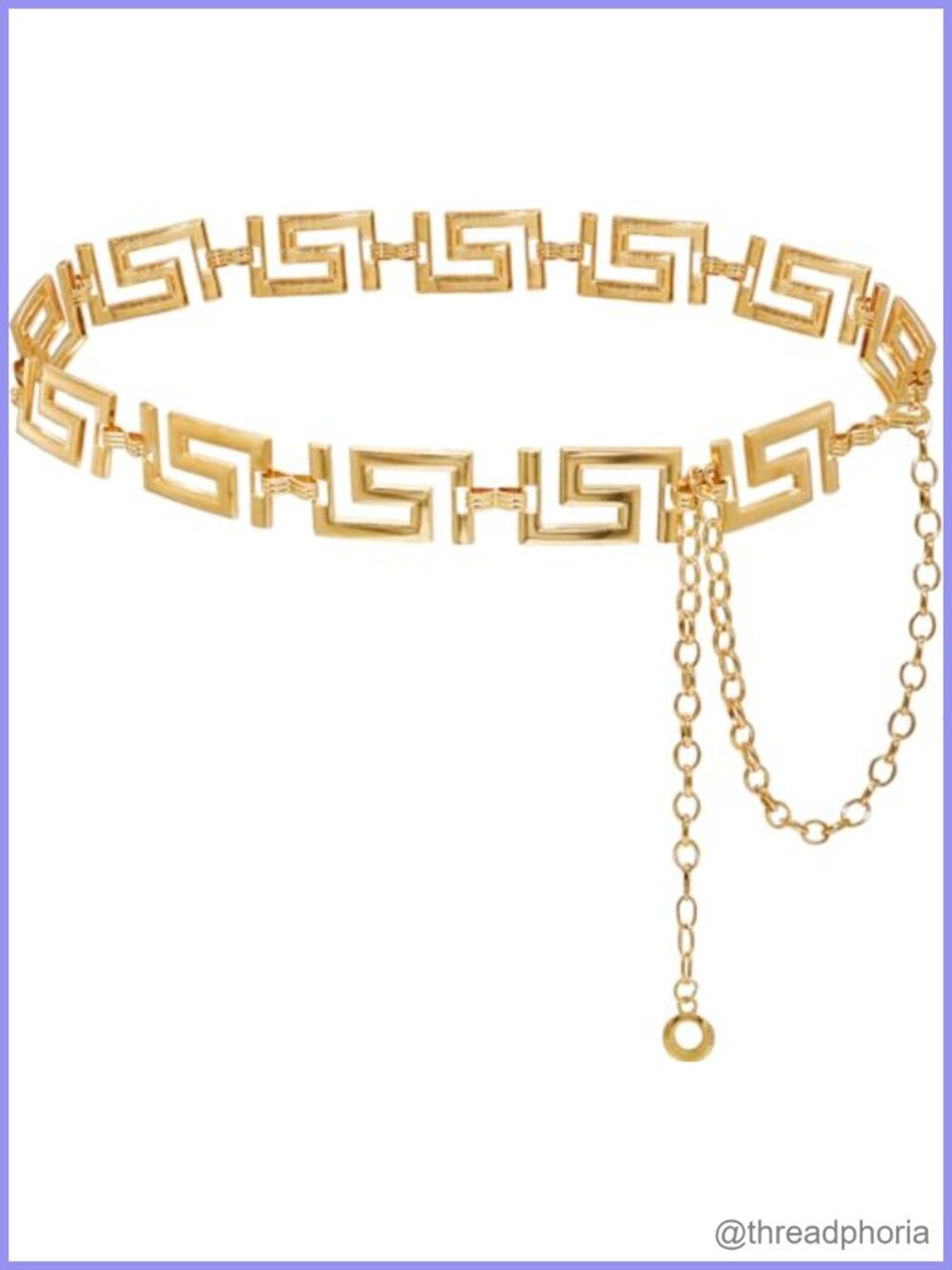 Alloy Waist Chain Adjustable Metal Belly Belt for Dresses